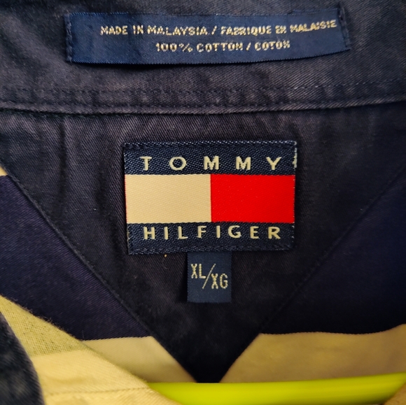 Tommy Hilfiger Multicolor Striped Men's Shirt - Picture 2 of 5